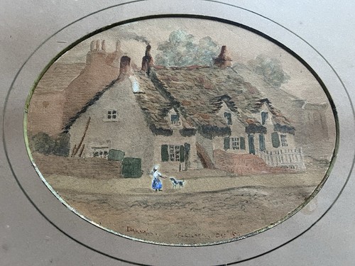 Antique folk art naive c1870 - art,