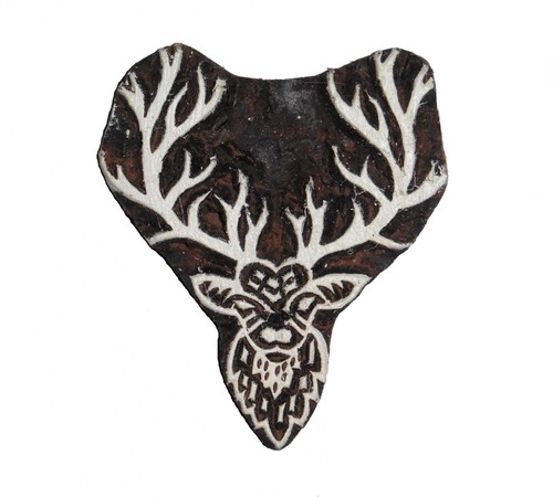 Reindeer stag wooden - reindeer, stamp