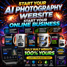 AI PRODUCT PHOTOGRAPHY WEBSITE