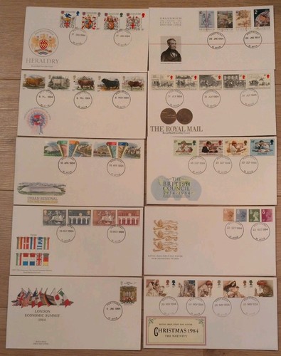 1984 fdc full set of - fdc,
