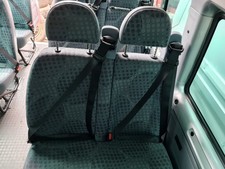 MK7 FORD TRANSIT MINIBUS REAR INDEPENDENT PASSENGER DOUBLE SEAT WITH SEATBELTS