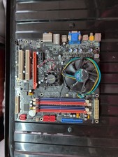 ZOTAC GeForce 9 Series Motherboard LGA 775 + Intel Core 2 Duo E7400 CPU  DDR2