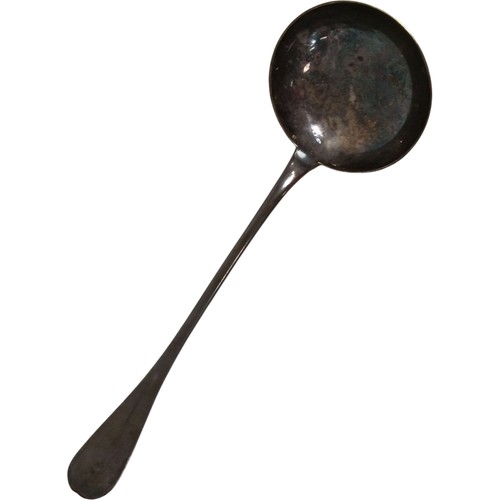 Antique plated silver ladle - antique,