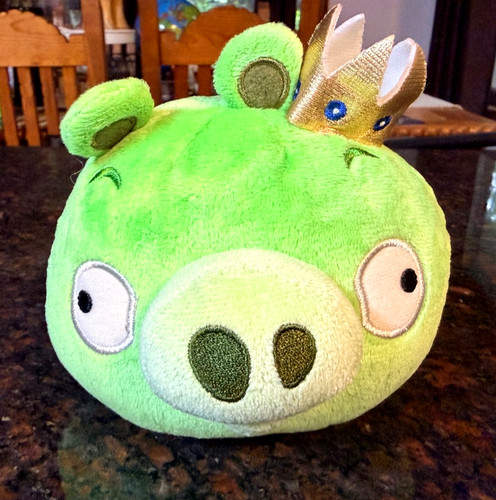 Angry birds king pig green - birds,