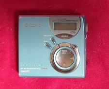 Sony Minidisc Walkman Player/recorder, MZ-N520 Type S, power lead, headphones, U