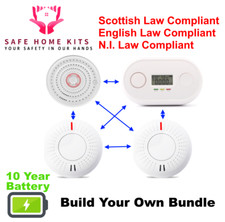 Wireless Interlinked Smoke & Heat Alarm Kit UK Compliant - Build Your Own Bundle