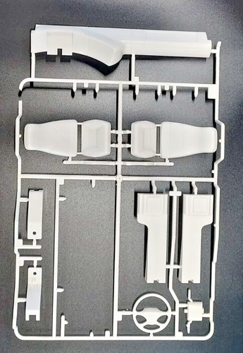 Tamiya dash seats steering - dash,,