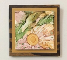 Small Wall Art, Alcohol Ink
