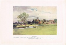 Bere Regis Dorset Antique Picture Print 1914 BBW#16