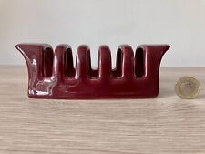 Vintage New Retro Poole Pottery Maroon Toast Rack
