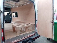 L shaped pull out campervan