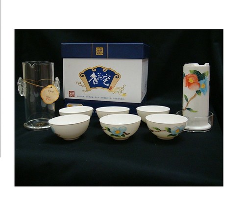 Chinese infuser tea set bone - chinese,