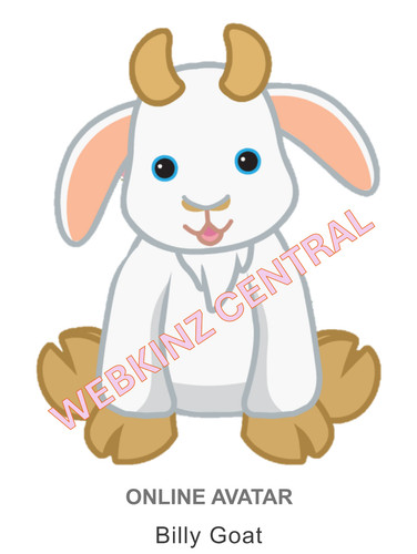 Webkinz classic billy goat - webkinz,