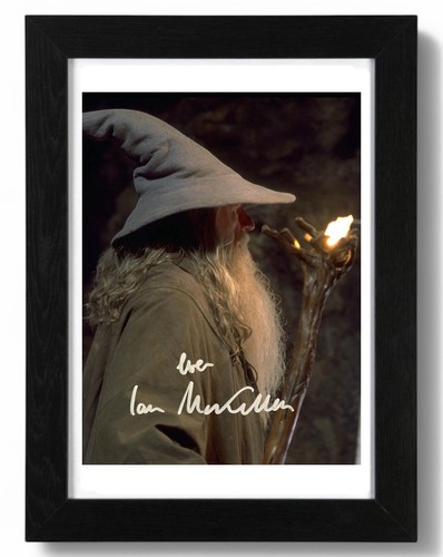 Ian mckellen signed autograph - ian,