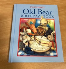 Vintage Old Bear Birthday Book Jane Hissey 1990 - Rare - Immaculate