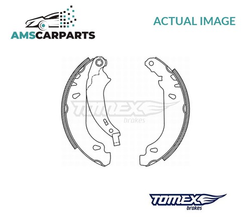 Brake shoe kit - kit, rear