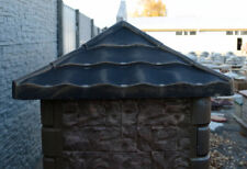 Concrete Mold Pier Caps Fence Capping 17,72x17.72 in (450x450mm) ABC plastic P02