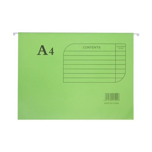 Pack green hanging - a4,