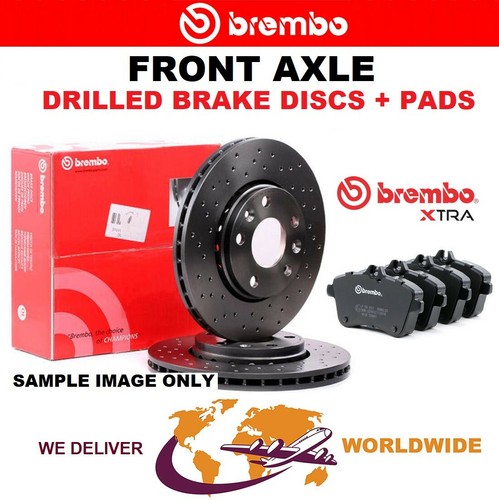 Brembo drilled front discs - brembo,