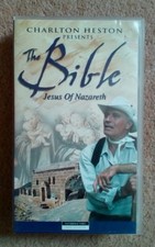 The Bible Jesus Of Nazareth Charlton Heston Presents VHS Video