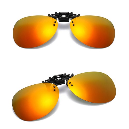 Polarised clip sunglasses - clip, on