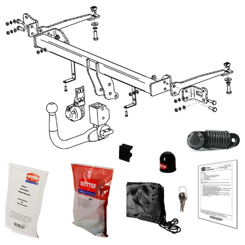 Witter towbar for fiat panda - witter,