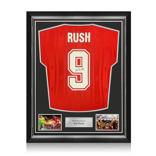 Ian rush back signed - ian,