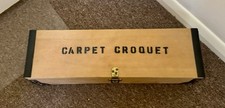 Vintage Wooden Carpet Croquet