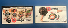 BURAGO 2 VINTAGE CAR CATALOGUES 1978/2 & 1979/1 - VG+ - RARE!