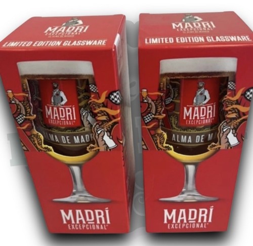 Boxed madri pint glasses - madri,
