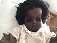 Lovely black doll By Chiltern