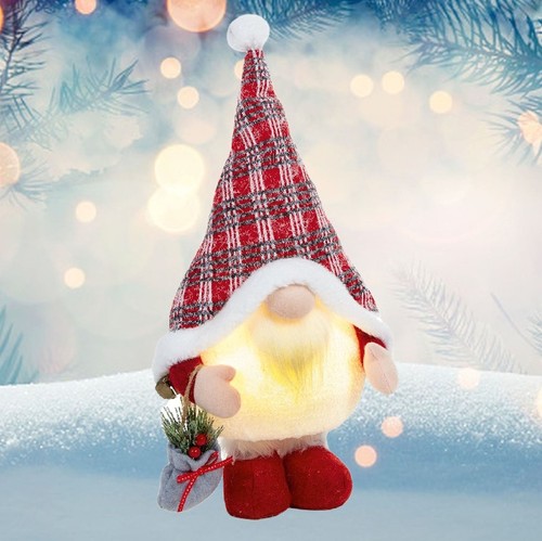 Red light christmas gonk - red,