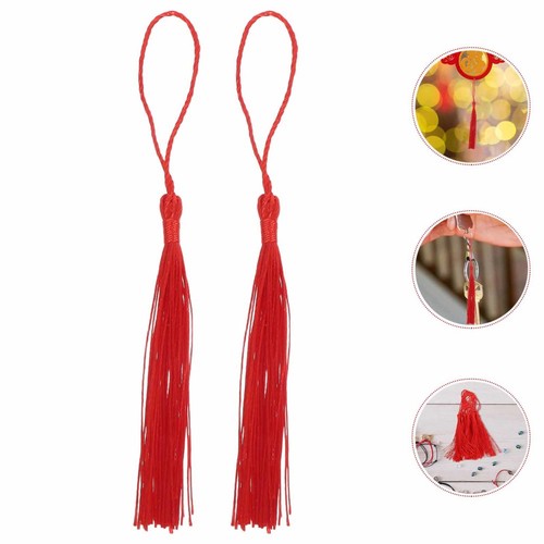 Handmade craft tassels clear - craft,