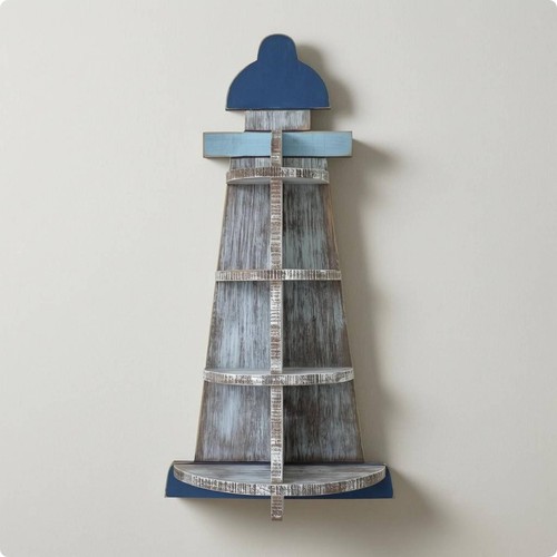 Boat shaped wall shelf - wall, shelf,