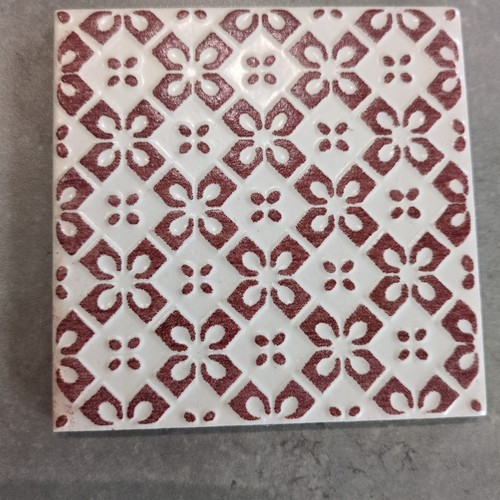10cm square terracotta - square,