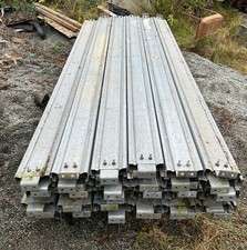 C-Purlins Including Cleats, 200mm x 65mm x 3.77m, Galvanised Steel, Heavy Duty, 