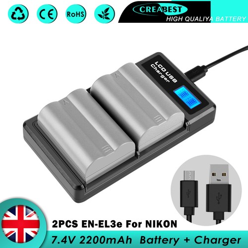 El3e el3a battery dual - 2x, +