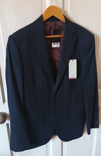 Navy Suit Jacket 40R Tailored