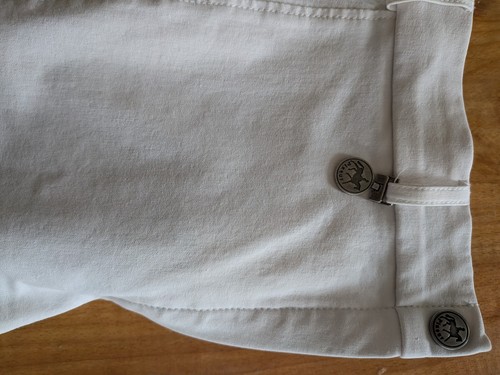 White gray pikeur breeches - white,