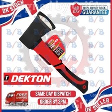 1.5LB HEAVY DUTY AXE HAND FELLING HATCHET WOOD SPLITTER FIBREGLASS SHAFT HANDLE