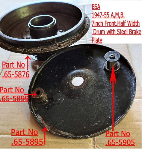 Bsa 1947 1955 7 inch - a,m,b,, 7-inch
