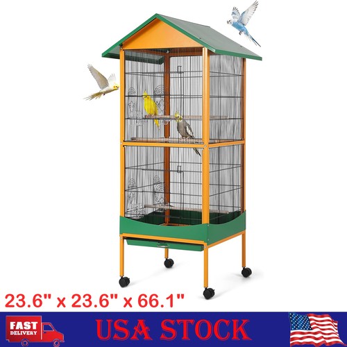 Extra large bird - 66''h, cage