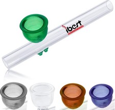 Glass Steamroller Pipe Cup