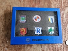 READING  F C - RARE BADGE SET HISTORY OF CRESTS COLLECTABLE  FOOTBALL Pin BADGES