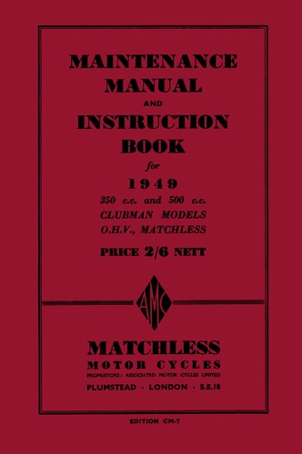 Matchless g3l g80l 1949 - matchless,