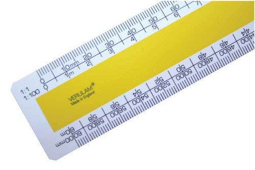 150mm 3 architects scale - 6", no.3
