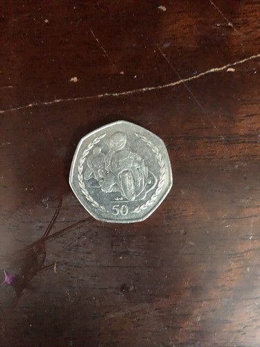 Motorbike 50p coin - 50p,