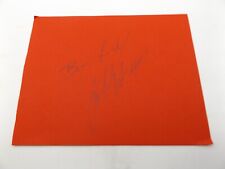HAND SIGNED 6" x 5" AUTOGRAPH BOOK PAGE - FRANK McAVENNIE - FOOTBALL
