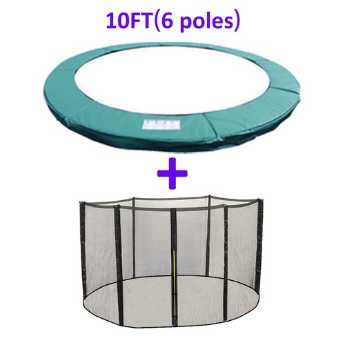 10ft green spring cover pad - green,