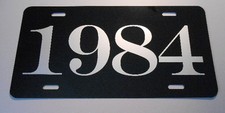 1984 YEAR LICENSE PLATE FITS